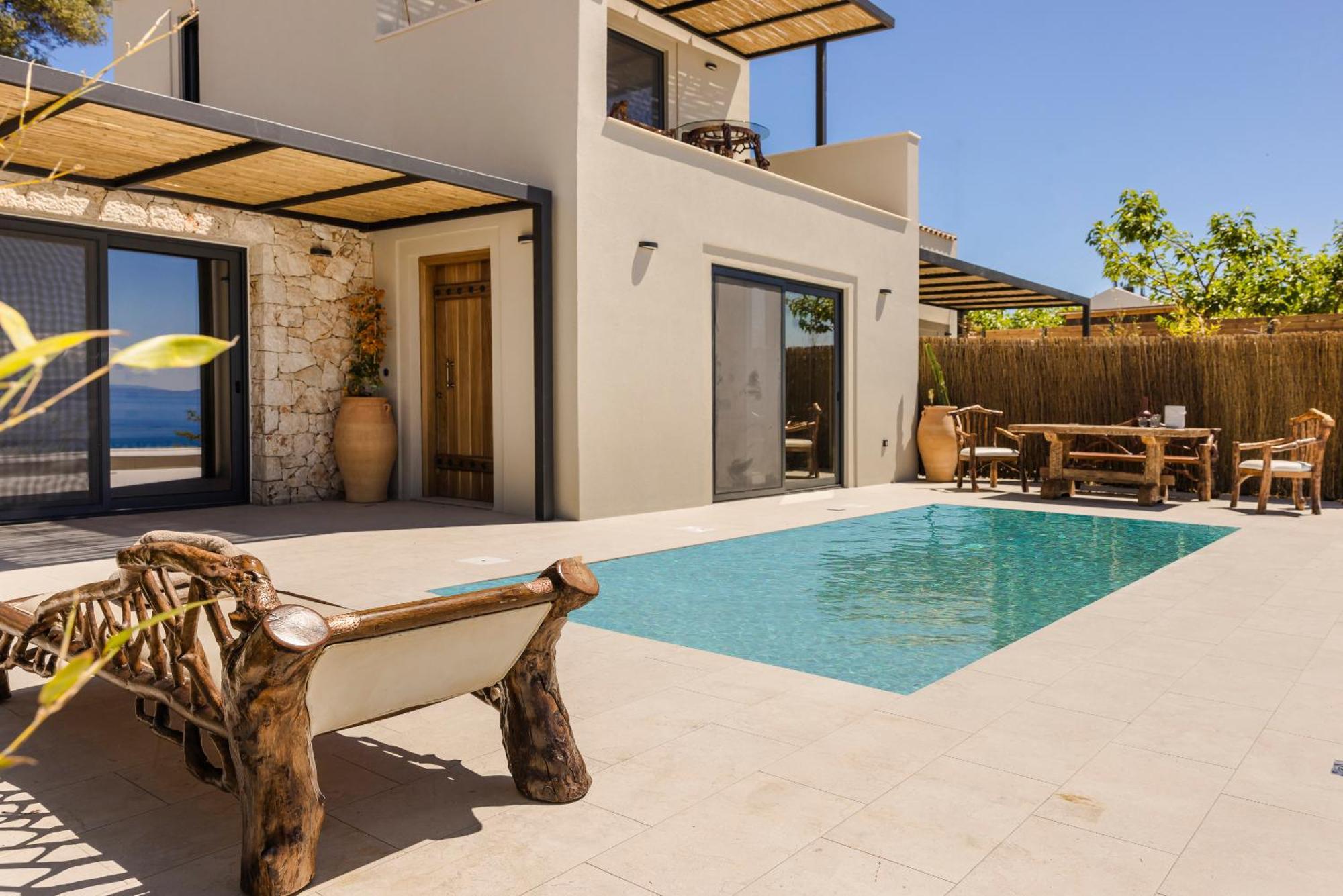 Hilaritas Luxury Suites Sea View, Private Pool & Jacuzzi Paradise Ratzaklion Bagian luar foto