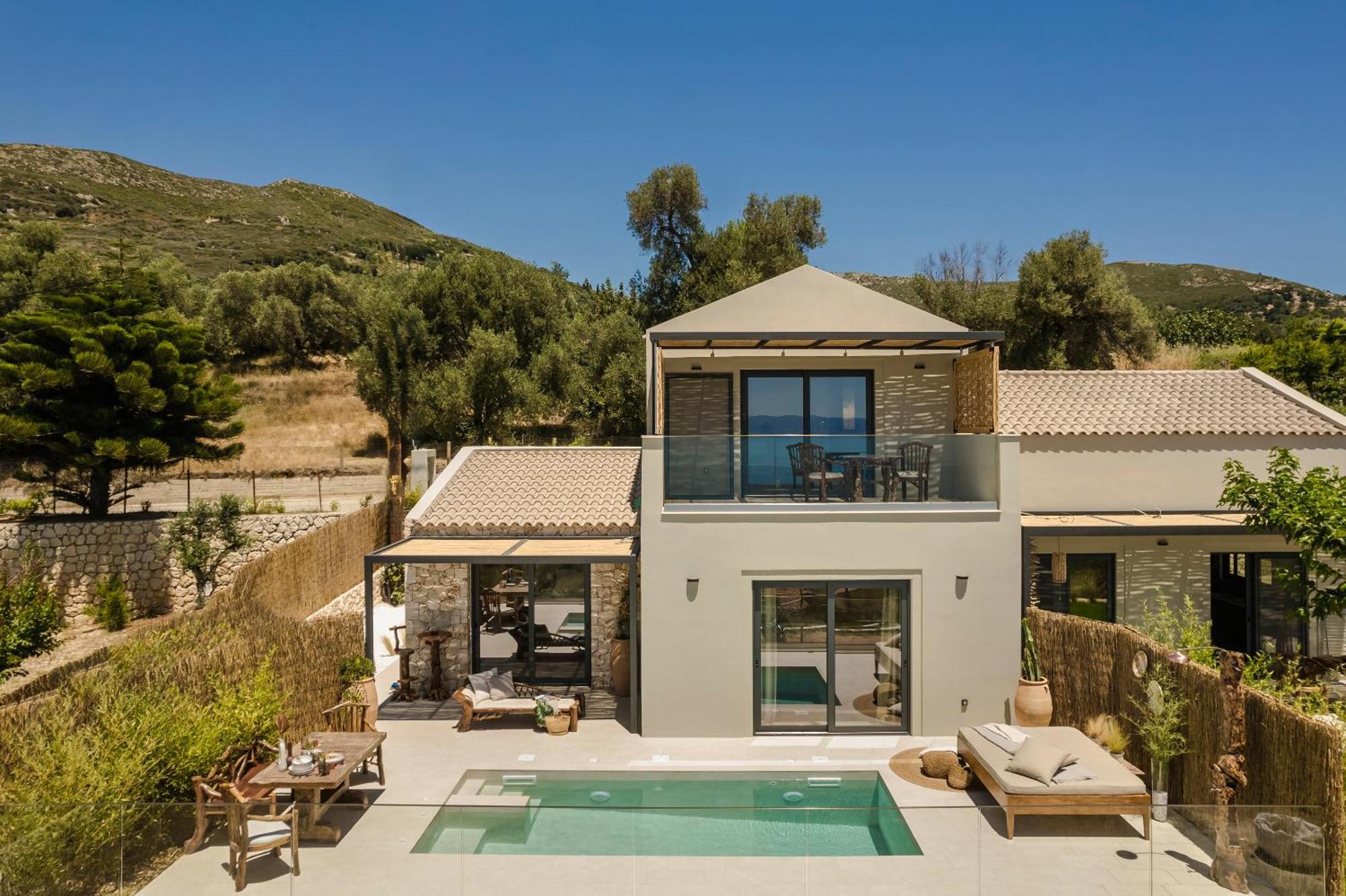 Hilaritas Luxury Suites Sea View, Private Pool & Jacuzzi Paradise Ratzaklion Bagian luar foto