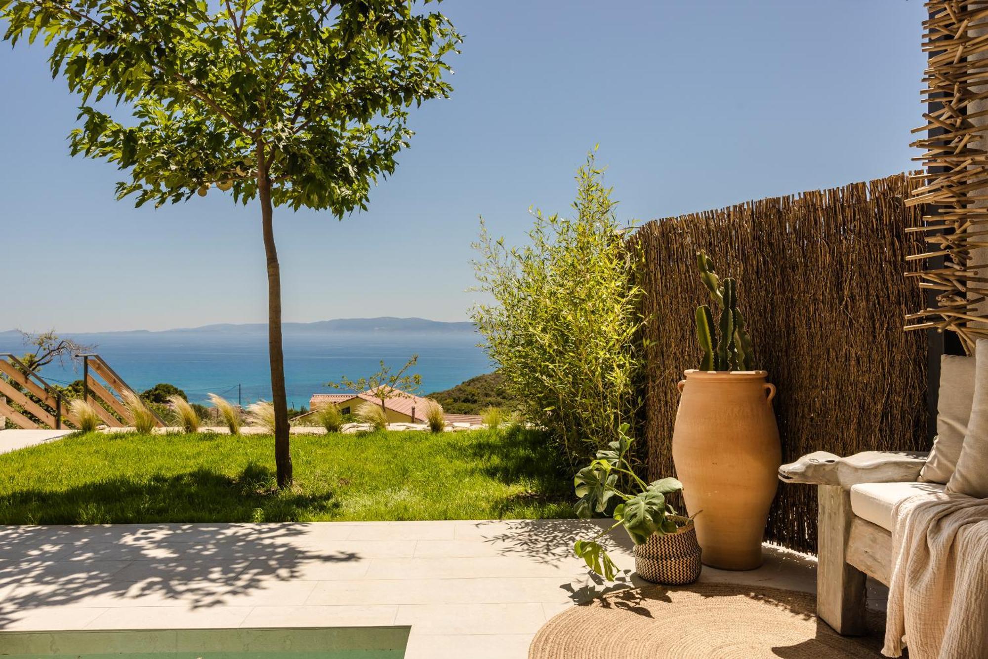 Hilaritas Luxury Suites Sea View, Private Pool & Jacuzzi Paradise Ratzaklion Bagian luar foto